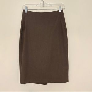 The Limited Brown Pencil Skirt